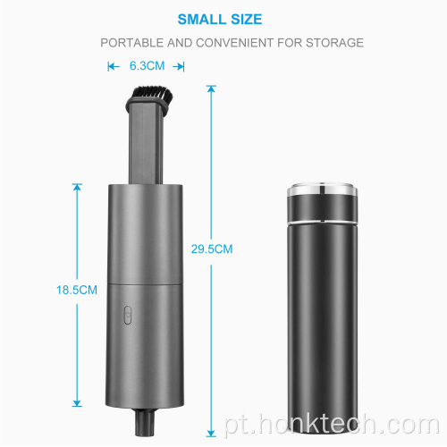 Mini usb computador portátil, teclado portátil, aspirador de pó de carpete de carro sem fio